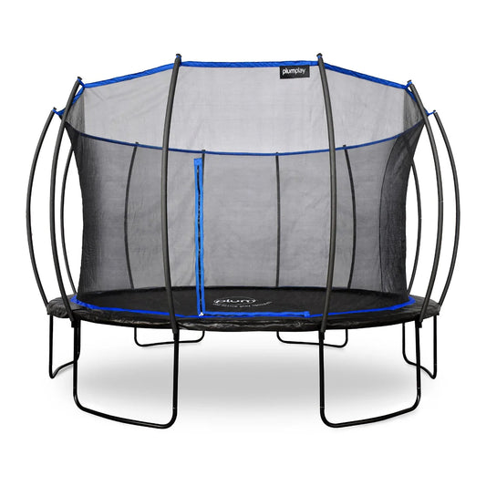 Plum Play 10ft - 14ft Deluxe Springsafe Trampoline And Enclosure