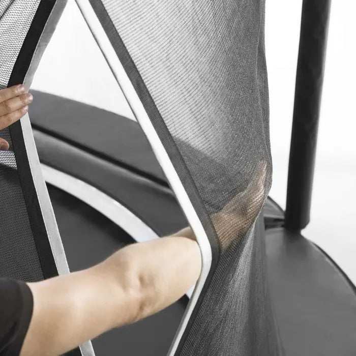 14ft Salta Black Royal Baseground Round Trampoline with Enclosure