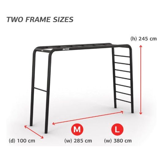BERG PlayBase Medium TL (Wooden seat+Wooden seat)