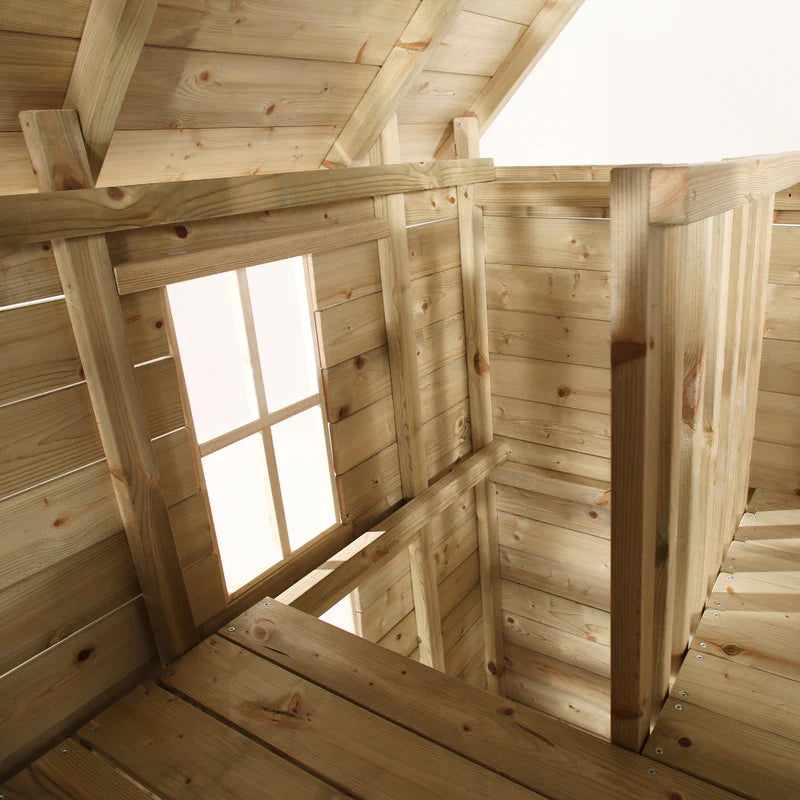 Skye FSC® Wooden Playhouse with Balcony & Slide
