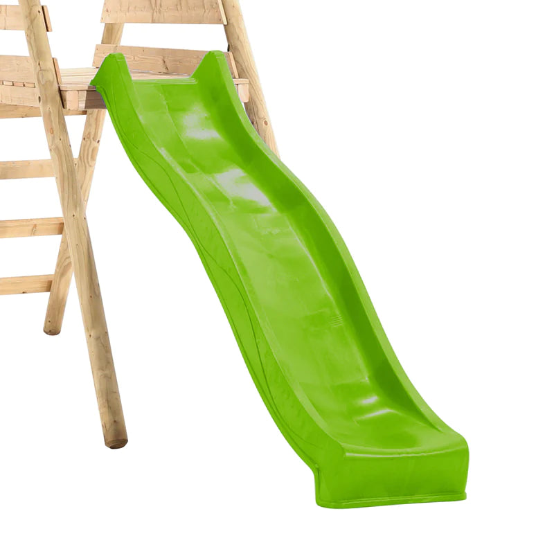TP Knightswood Double & Deck Wooden Swing Set With Giant Nest Swing-FSC®