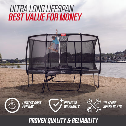BERG Grand Champion Regular Green Trampoline with Safety Net