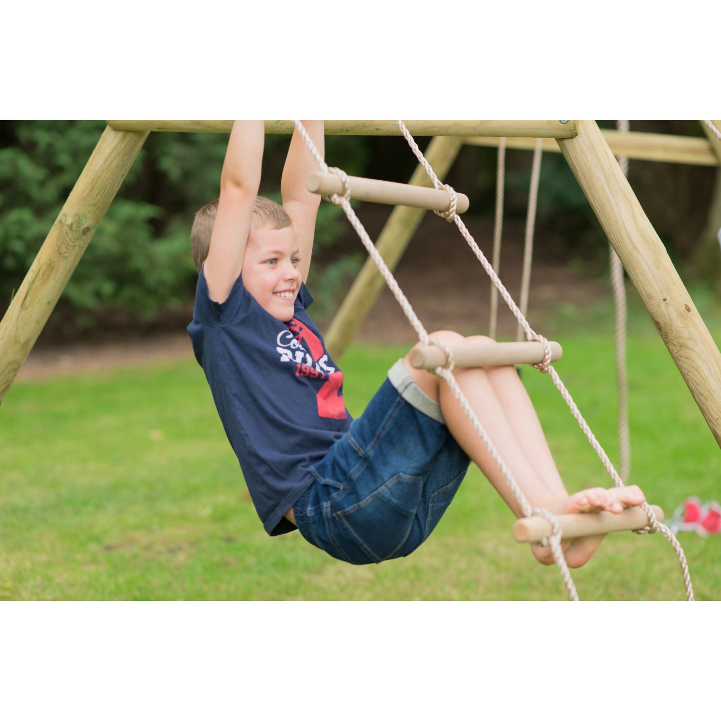 Gibbon® Wooden Swing Set