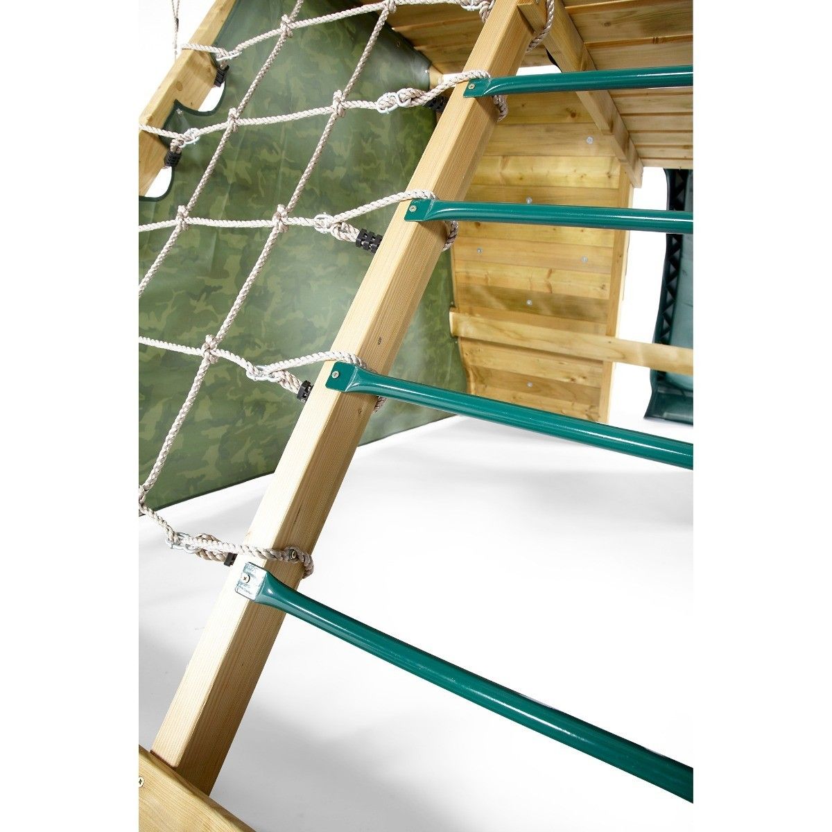 Climbing Pyramid Wooden Climbing Frame, Add Swing Option