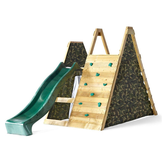 Climbing Pyramid Wooden Climbing Frame, Add Swing Option