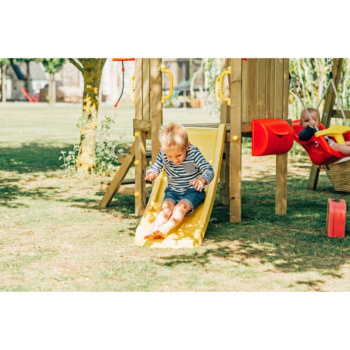 Toddlers Tower Wooden Climbing Frame