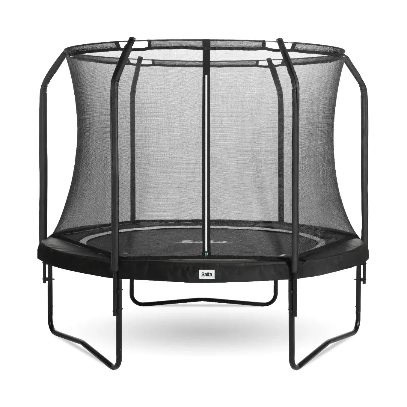 12ft Salta Black Round Premium Edition Trampoline with Enclosure