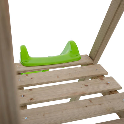 Forest Multiplay Double Wooden Swing Set & Slide