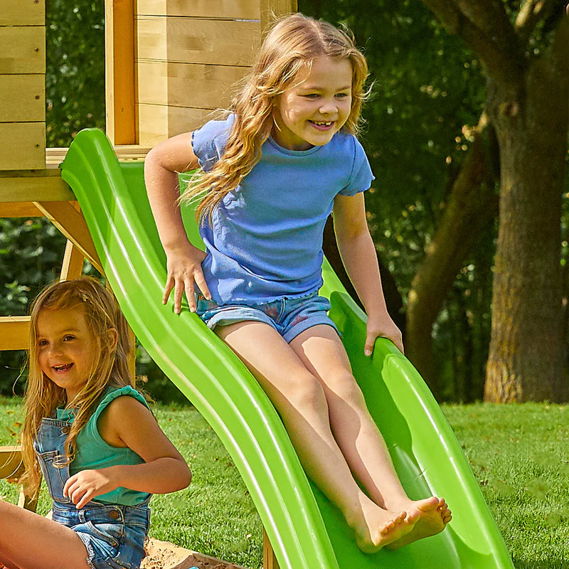 TP Treehouse Wooden Play Tower with Wavy Slide & Slide Lock - FSC® certified