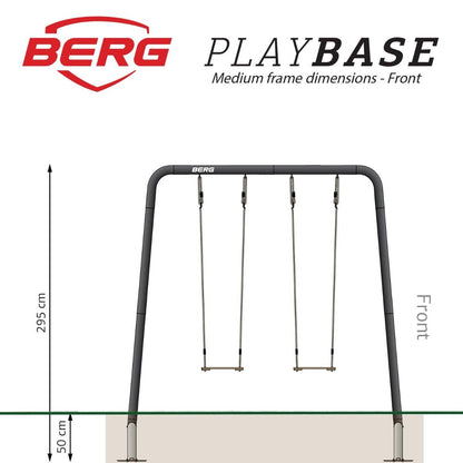 BERG PlayBase Medium TL (Wooden seat+Wooden seat)