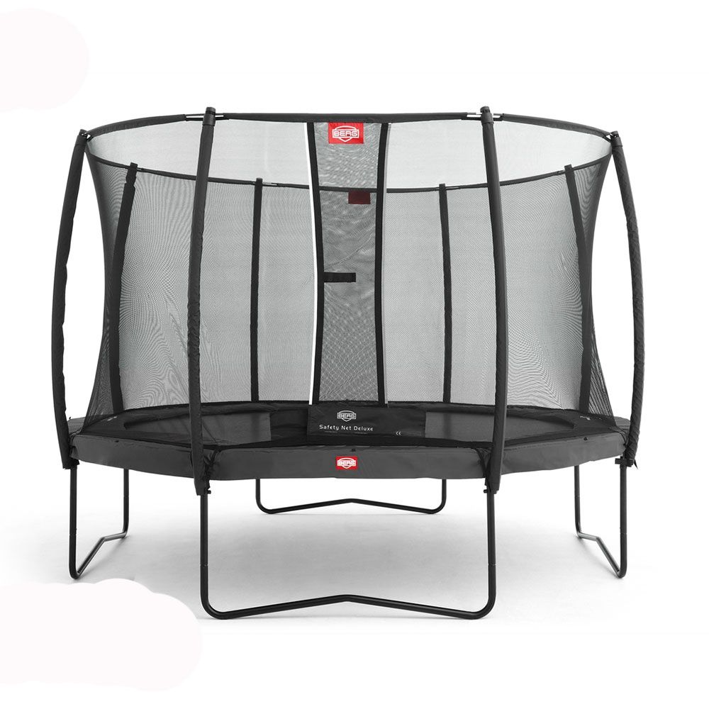 BERG Champion Regular Grey Trampoline with Safety Net